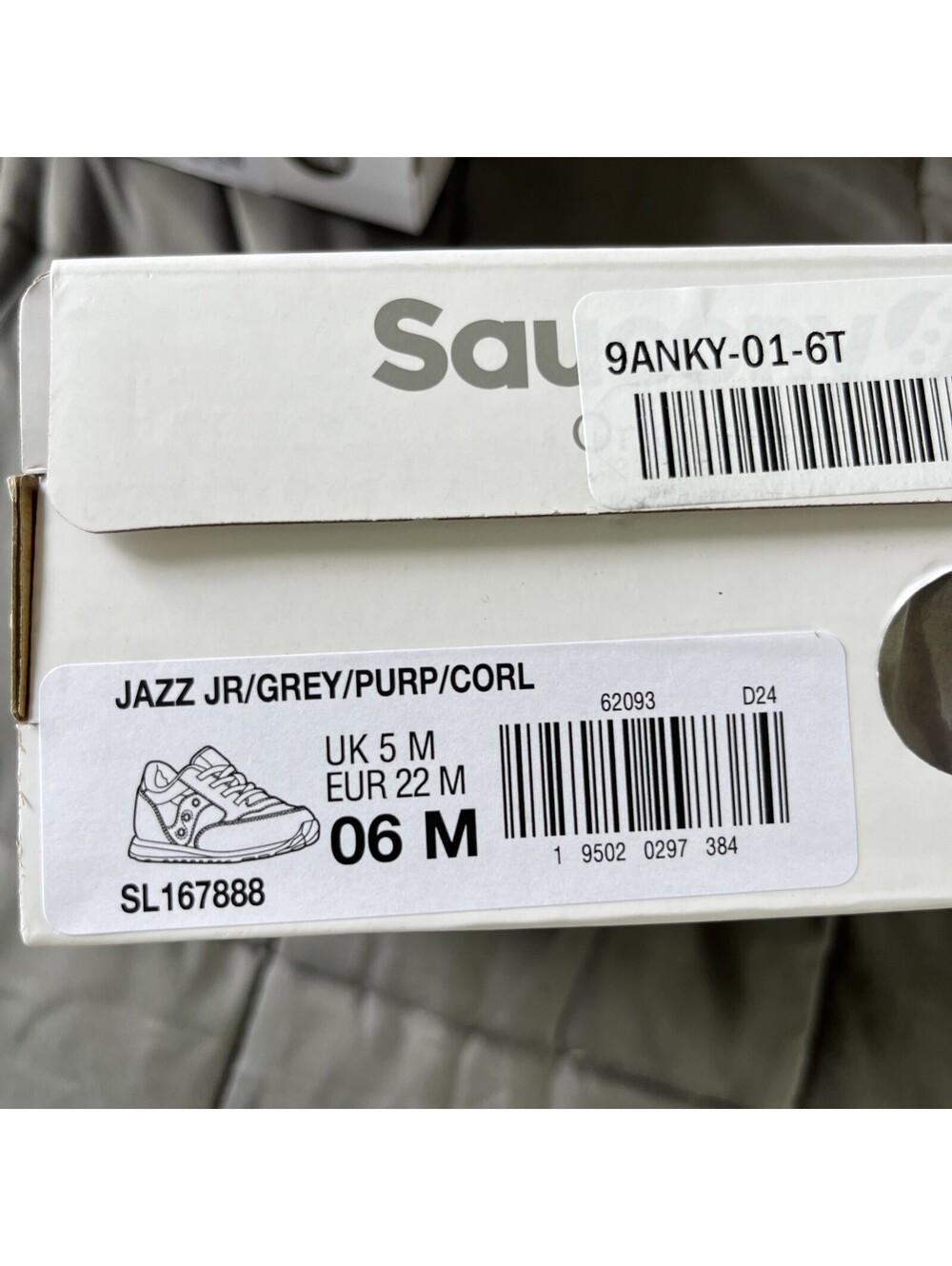 New! Saucony Kids' Jazz Sneaker Size 6 Pair of Shoes Toddler Kids Girls Fun $42 - Picture 5 of 5